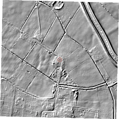 Shaded relief map of the ground around HU170SD, computed from Environment Agency LiDAR. The ground here sits at about 2 m above sea level and falls 6 m across the surrounding 800 m. Surface water reaching this point runs off ground lying to the north-east, 0.7 m higher.