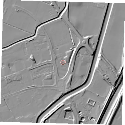 Shaded relief map of the ground around PE113UL, computed from Environment Agency LiDAR. The ground here sits at about 4 m above sea level and falls 11 m across the surrounding 800 m. Surface water reaching this point runs off ground lying to the north-east, 5.0 m higher.