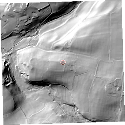 Shaded relief map of the ground around PL199JL, computed from Environment Agency LiDAR. The ground here sits at about 139 m above sea level and falls 63 m across the surrounding 800 m. Surface water reaching this point runs off ground lying to the east, 5.2 m higher.